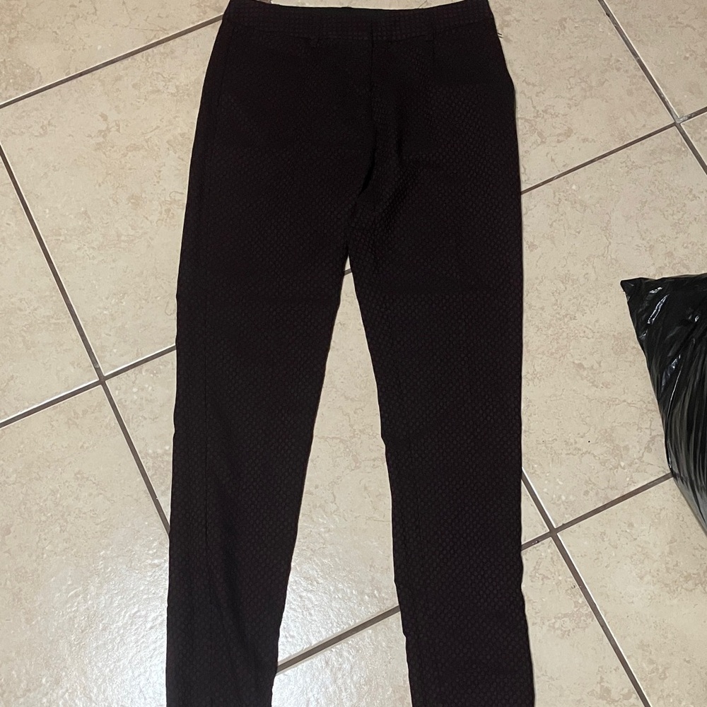 Black Patterned Pants - image 1